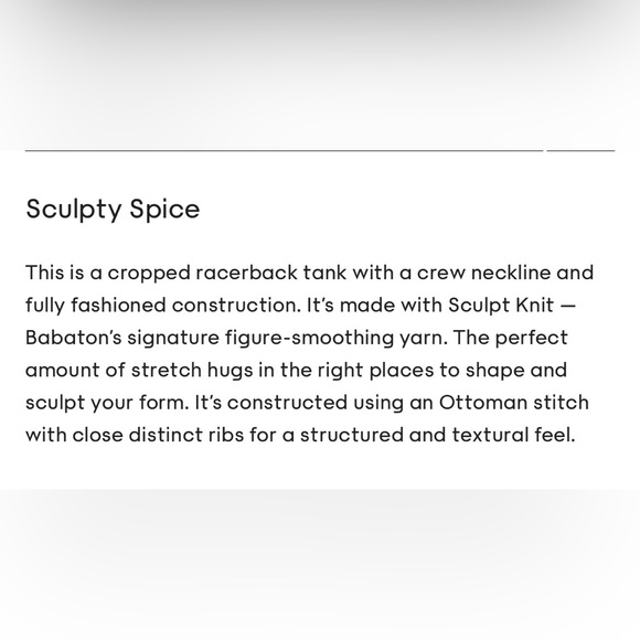 Babaton Cropped Racer Back Sculpt Tank - Picture 6 of 6